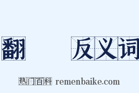 翻車魚反义词是什么意思的图片